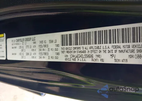 2013 Jeep Wrangler Unlimited Sahara from USA, damaged, VIN 1C4HJWEG4DL550606